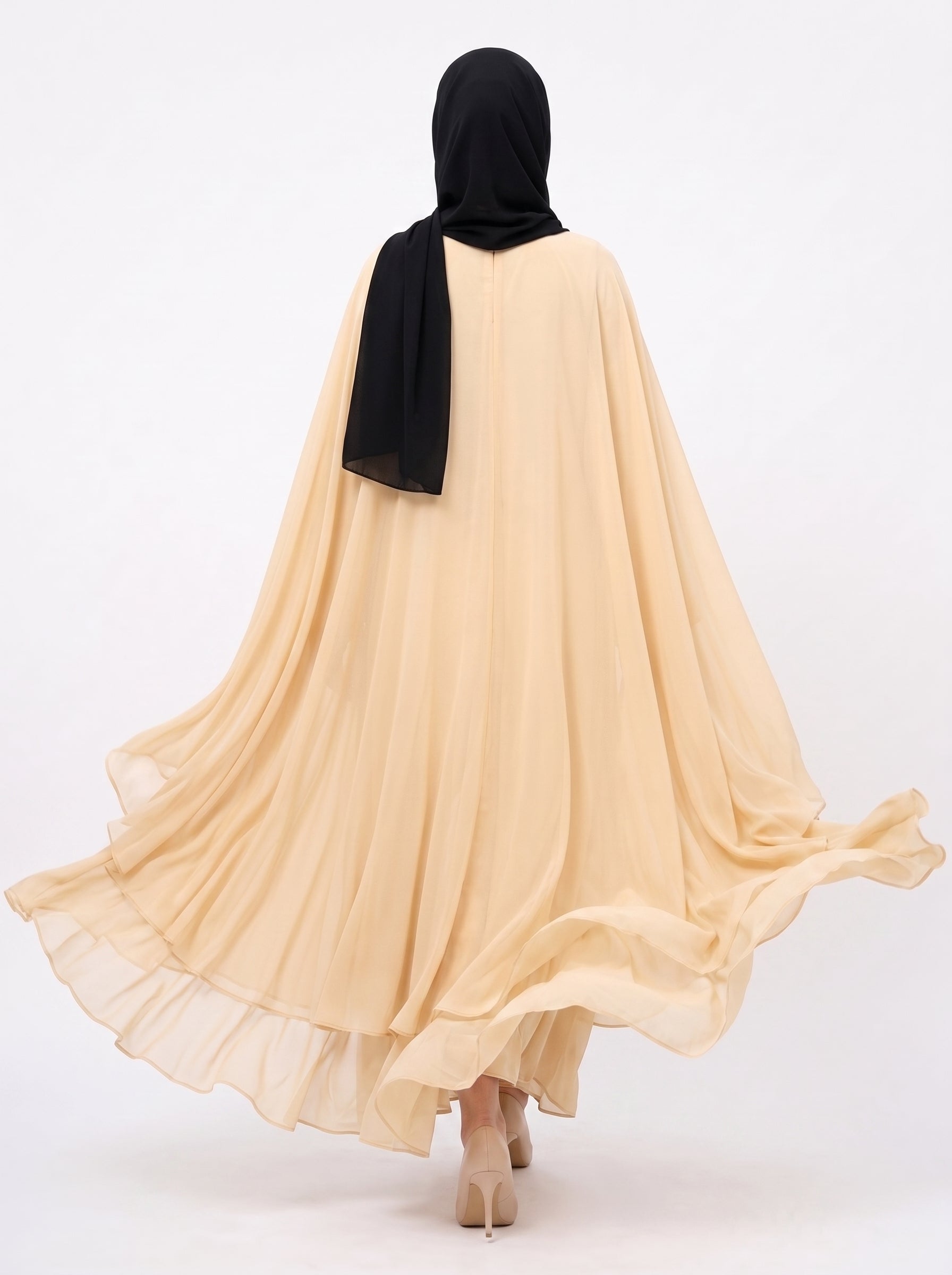 Sandshell Silk Signature Abaya