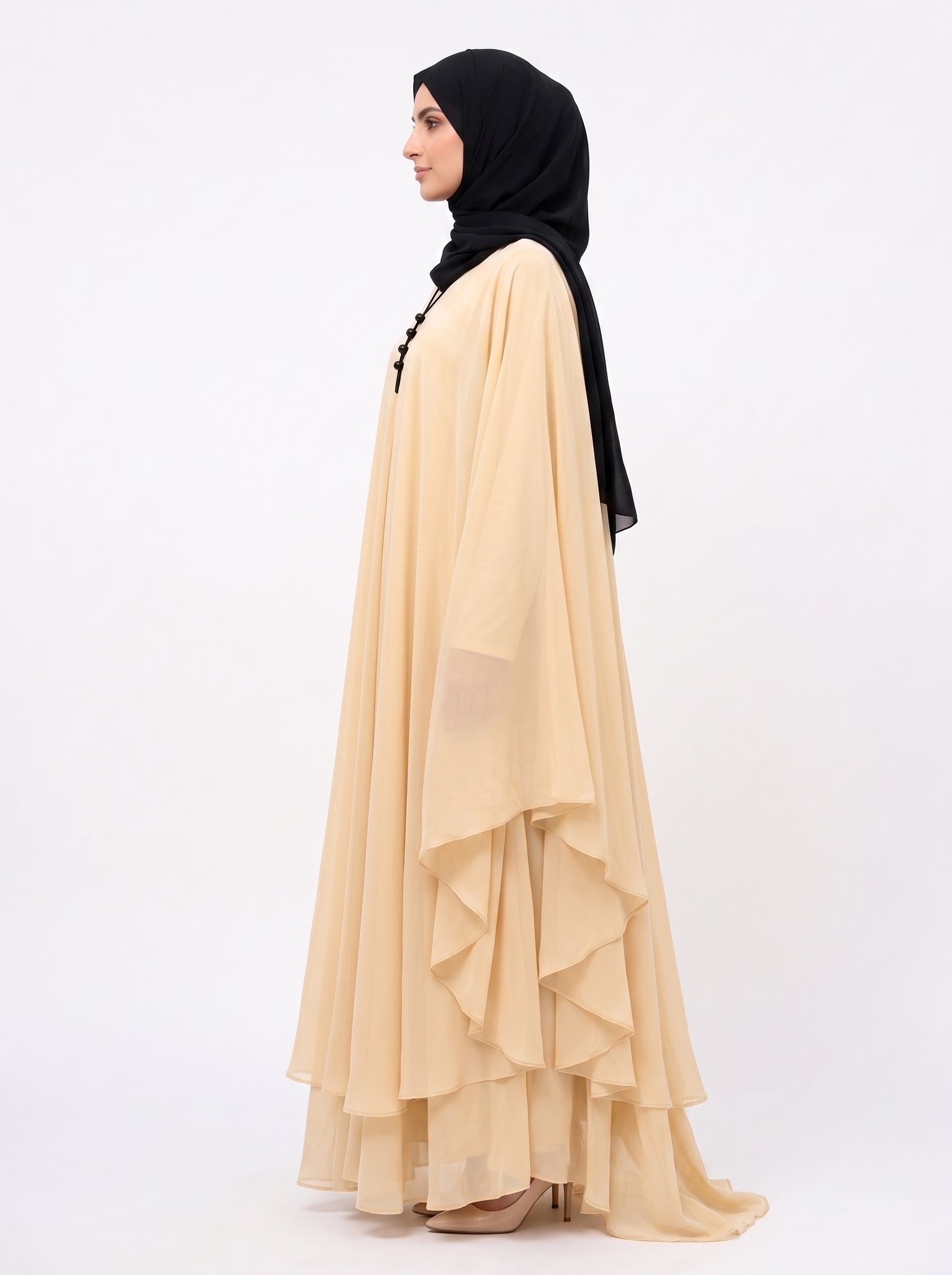 Sandshell Silk Signature Abaya